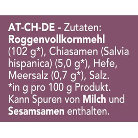 Wasa Selection Chia & Sea Salt, 1 x 245 g