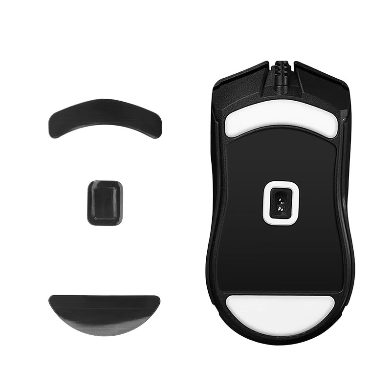 kwmobile Mouse Feet Replacement Compatible with Razer Cobra Wired Computer