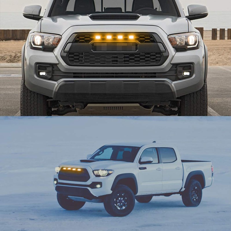 GTINTHEBOX 4 luces LED ámbar para parrilla de lente ahumada