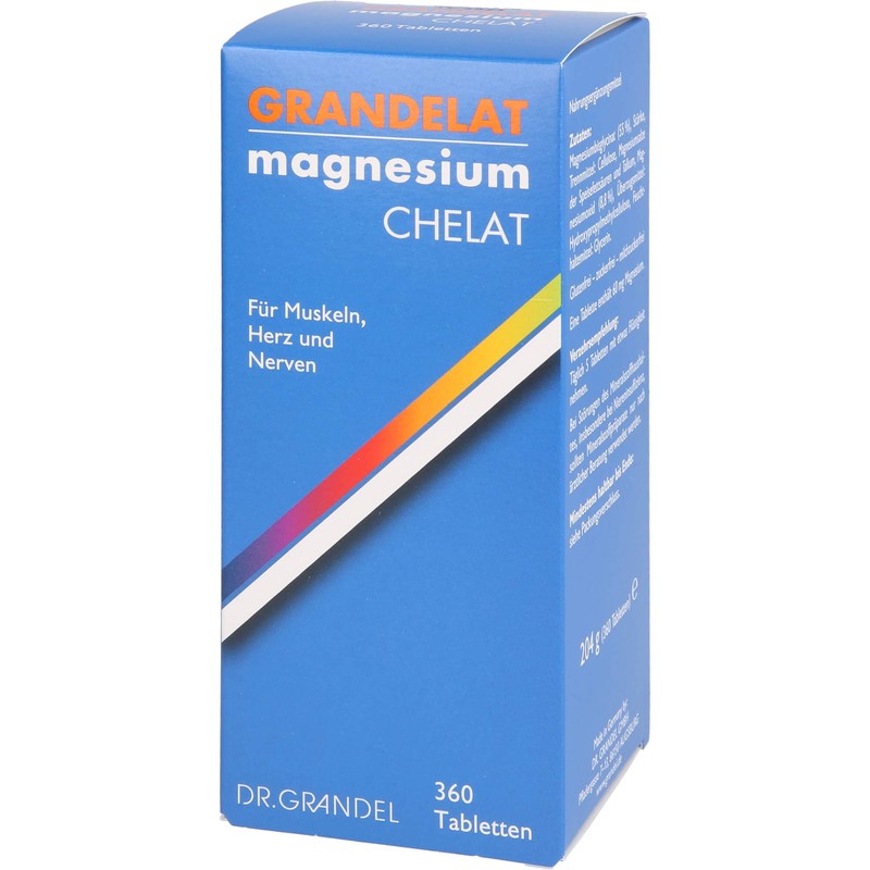 Grandelat Mag 60 Magnesium Tablets Pack of 360