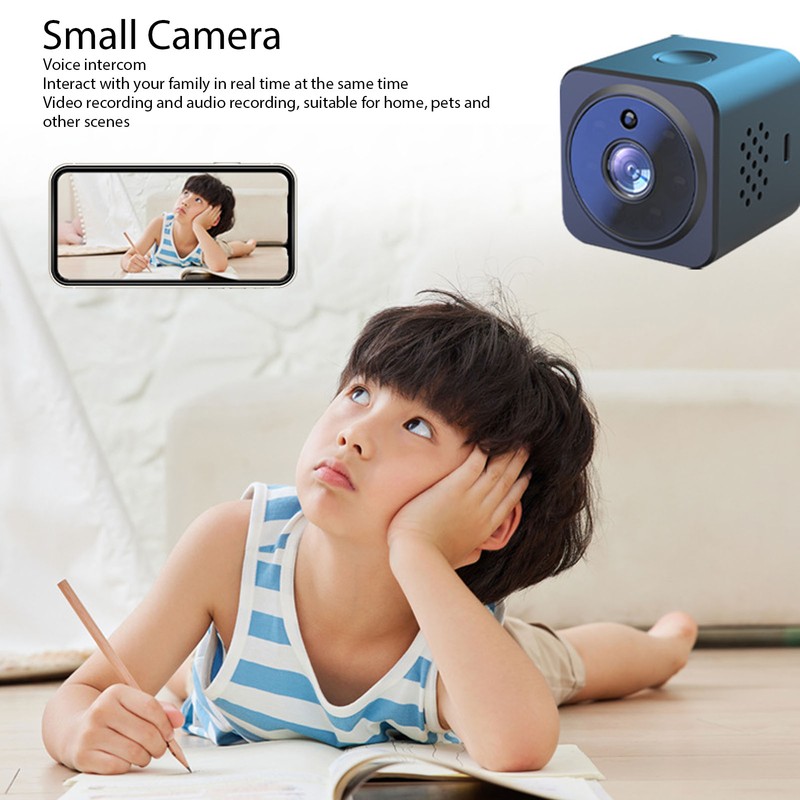 Small Camera HD Wireless Indoor Security Camera Two Way Audio