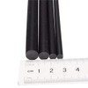 EsportsMJJ 10mm Diameter 200mm Black Acetal Round Bar Plastic Rod