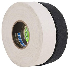 Renfrew Scapa Cloth Hockey Tape 2-Pack, Black & White, 1" x 25m