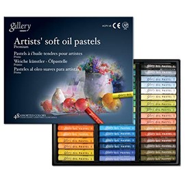 Mungyo Gallery - Juego de 48 pasteles al óleo suaves, varios colores