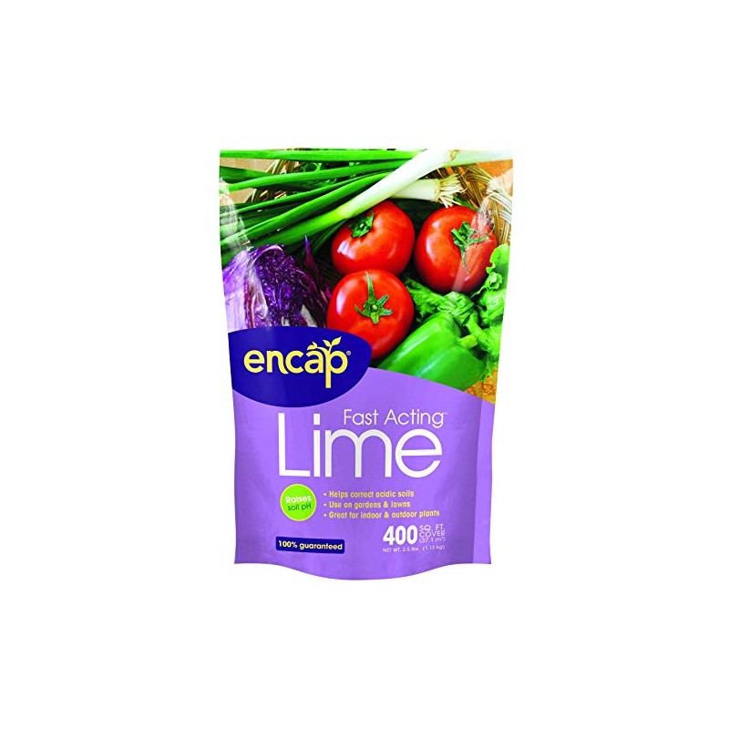Encap 10612-6 Fast Acting Lime Pouch, 2.5 Pounds, 400-Square Feet