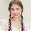 2 Pieces Ponytail Extension Braid Extension Real Hair Braid Extensions