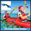 Hihaha 2pcs Universal PVC Strap Handle Patches Carry Grab Handle