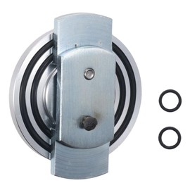 BYOBYO Dipstick Adapter Repair Kit, F4TZ-6753-A F4TZ-6751-B Silver Adapter Replacement Car Accessories Parts for Ford 7.3L Powerstroke, for F250, for F350, for F450, for F550