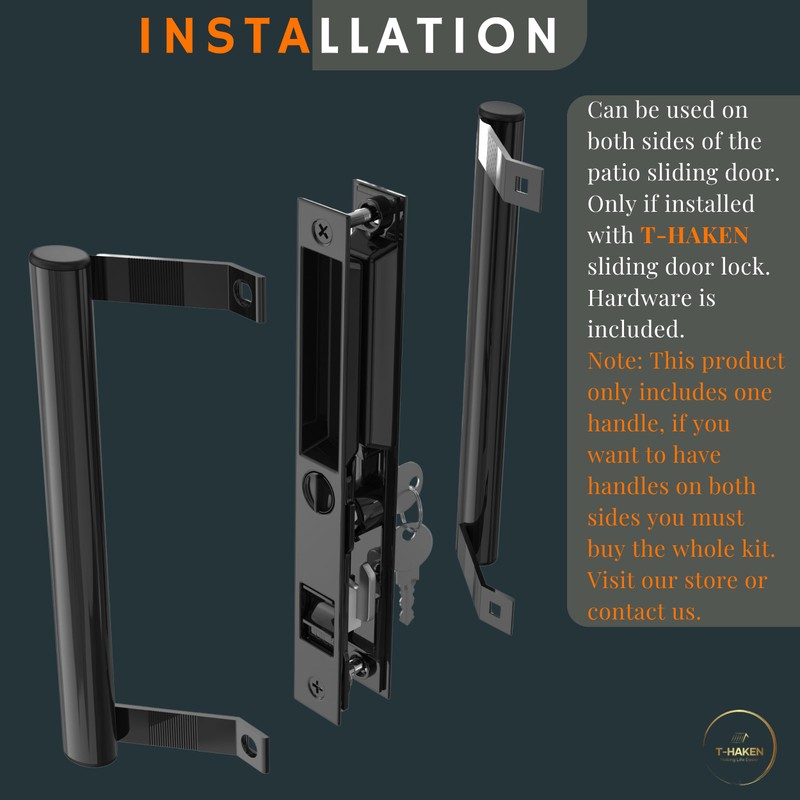 T-HAKEN Sliding Door Handle Pull – New Update Sliding Glass