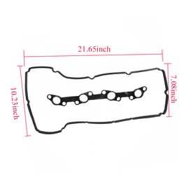 Riloer Engine Valve Rocker Cover Gasket, Rubber Car Engine Valve Cover Gasket Bolt Seals Set Compatible with Toyota Tacoma 4Runner, VS50717R VS50571