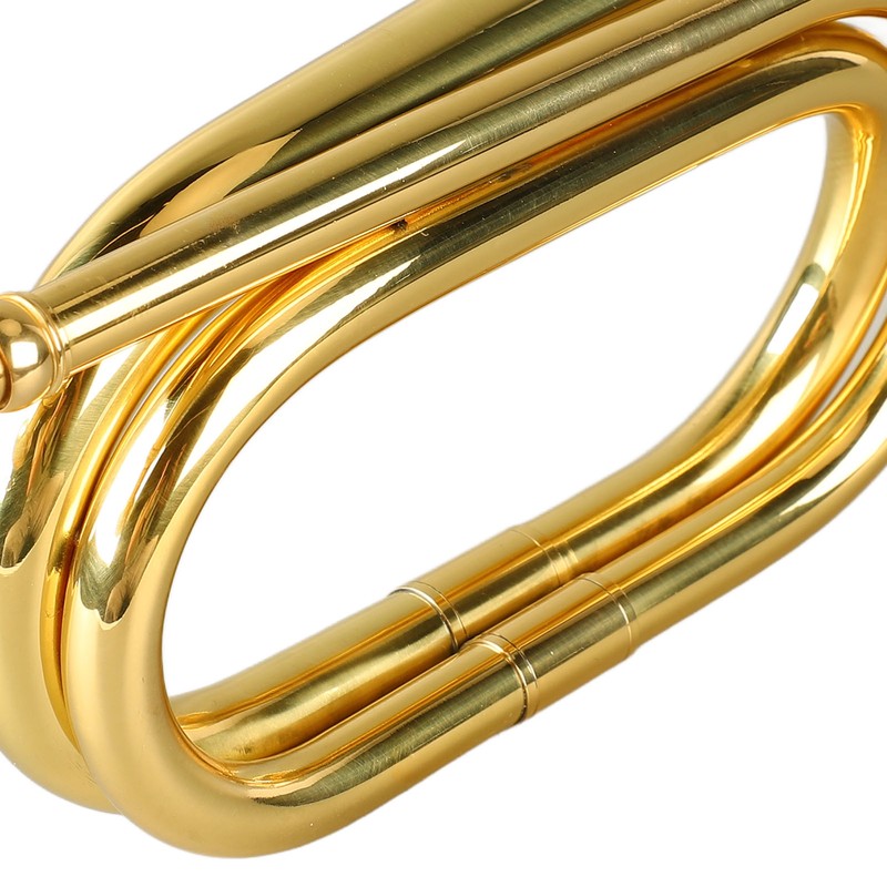 Military Style Trumpet C Key Brass Easy to Play Trumpet