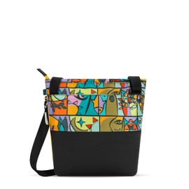 Sherpani Sadie, Nylon Crossbody Bag, Lightweight Shoulder Bag, Travel Cross Body, Crossbody Purse for Women, RFID Protection, Removable Coin Purse, Travel Gift (Cloud9)