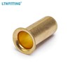 LTWFITTING 3/8-Inch Brass Compression Insert,Brass Compression Fitting(Pack of 50)