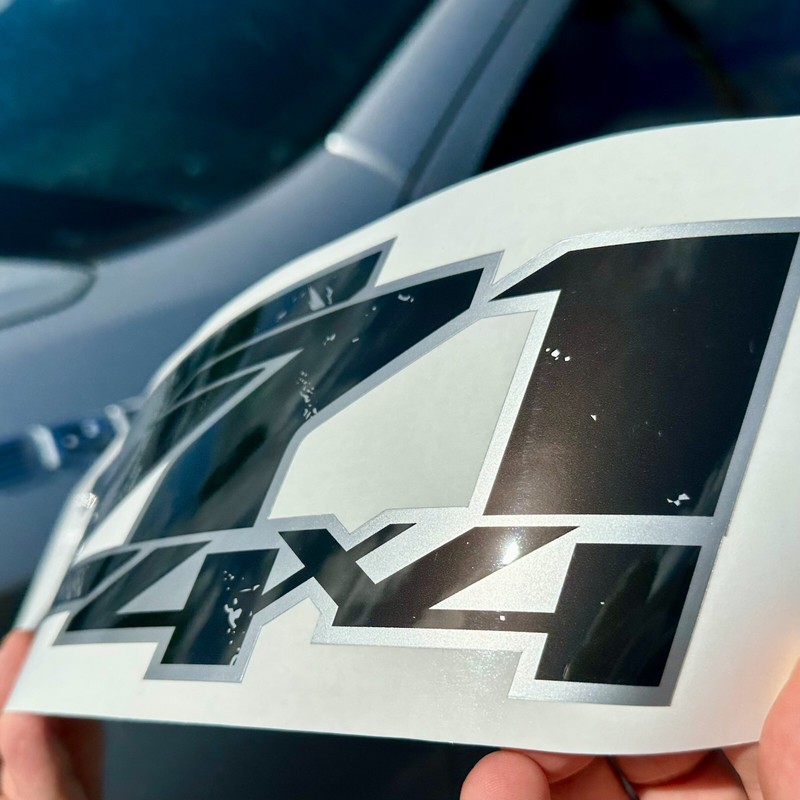 GOLD HOOK Z71 4x4 Off Road Decals for Chevy Silverado,