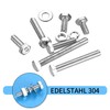 Pack of 505 M5 Screws Set, Hexagonal Screws and Nuts