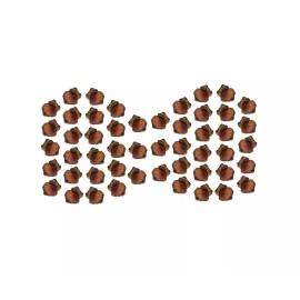 PurePet Chews for Dogs All Natural Beef Smoked Knee Caps with Meaty Bits Bulk Packs - 50 Knee Caps