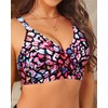 Women Bikini Top Only - Push Up Large Bust Swimsuit