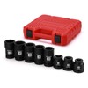 MIXPOWER 8PCS 1"Drive Impact Socket Set - 17mm, 21mm, 13/16"