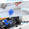 Premium 3-Piece Drain Brush Set Flexible Long Stainless Steel Tube