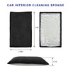 BWBWND 2PCS Car Interior Scrubbing Sponges, 5.9"x3.5" Auto Detailing Sponge