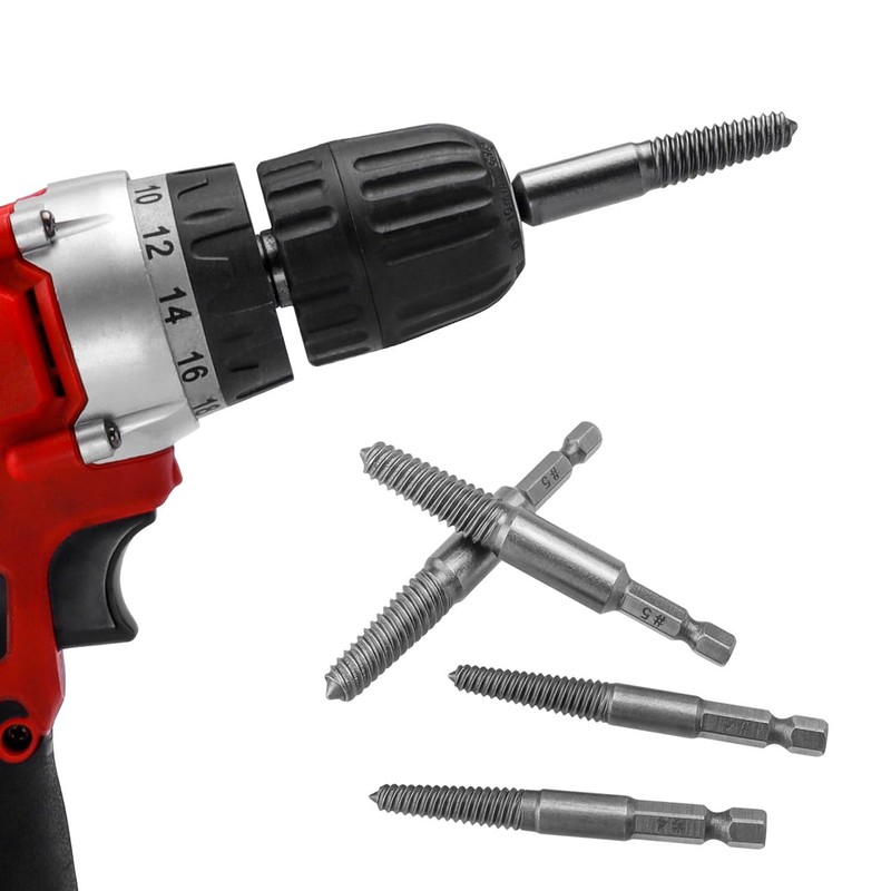Wolfride Screw Removal Bit, Screw Extractor Set, Set of 10,