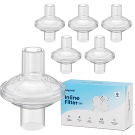 PAPMD CPAP Filters PRO, High-Efficiency, 6-Pack, 3-Month Supply | High-efficiency filtration captures fine particles & odors for cleaner air. Fits standard CPAP & BiPAP machines. 6-pack.