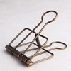 10 Pieces Metal Skeleton Binder Clip Metal Wire Foldback Clip