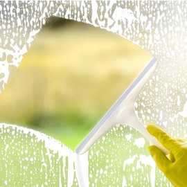 Pcmursal 2 Pieces Squeegee Replacement Rubber Blades, 41 Inch Silicone Squeegee Shower Squeegee for Glass Doors, Rubber Replacement Squeegee Blade Roll Shower Squeegee for Shower Doors, Windows