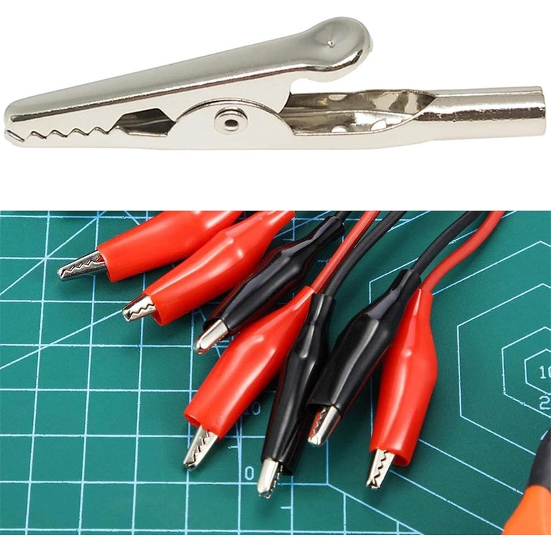 50 pcs 5cm Iron Alligator Clips for Electrical Testing and