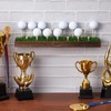 Simgoing 2 Pieces Golf Ball Display Rack Floating Shelf Solid