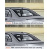 FINDAUTO ABS Rear Window Roof Spoiler Adjustable Fits for Most