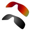 HKUCO Plus Replacement Lenses For Oakley Antix Sunglasses Red/Black Polarized