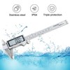 Digital Caliper, 0-150mm / 0-6" Metric Inch Conversion Depth Gauge