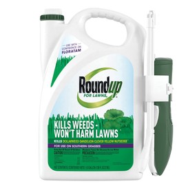 Roundup for Lawns₄ Ready-to-Use (Southern) - All-in-One Weed Killer for Lawns, Extended Reach Wand, 1 gal.