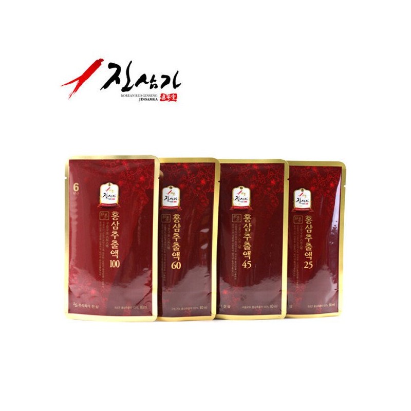진삼가 구증구포 6년근 홍삼추출액 25 90ml x 21포 Jinsamga Gujeonggupo