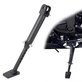 REARACE 0-3'' Adjustable Kickstand Sidestand Fit for Ninja ZX-6R 2013-2026
