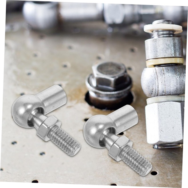 DOITOOL 2pcs Sturdy Steel Tie Rod Ball Head Accessories Ball
