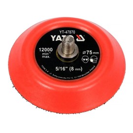 Polishing Pad Polishing Plate 75, 125, 150 mm Polishing Disc Sanding Disc Polishing Plate with Velcro Thread 8 mm, Diameter: 75 mm