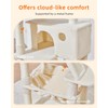 Taoqimiao Cat Tree 57.5-Inch, Cat Tower for Indoor Cats Large