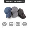 Yooooomi 3 Pack Men Womens Baseball Cap Washed Cotton Dad