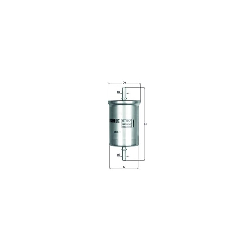MAHLE KL 165/1 Fuel Filter Line Filter 54.9 MMu.a. Suitable