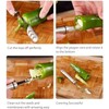 Pack of 2 Stainless Steel Pepper Seeds Corer Remover Jalapeno