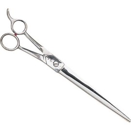 Geib Stainless Steel Pet Grooming Gator Bent Shank Straight Shear, 10-Inch