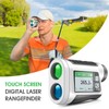 Golf Rangefinder with LCD Touch Screen 6X Magnification 600M /