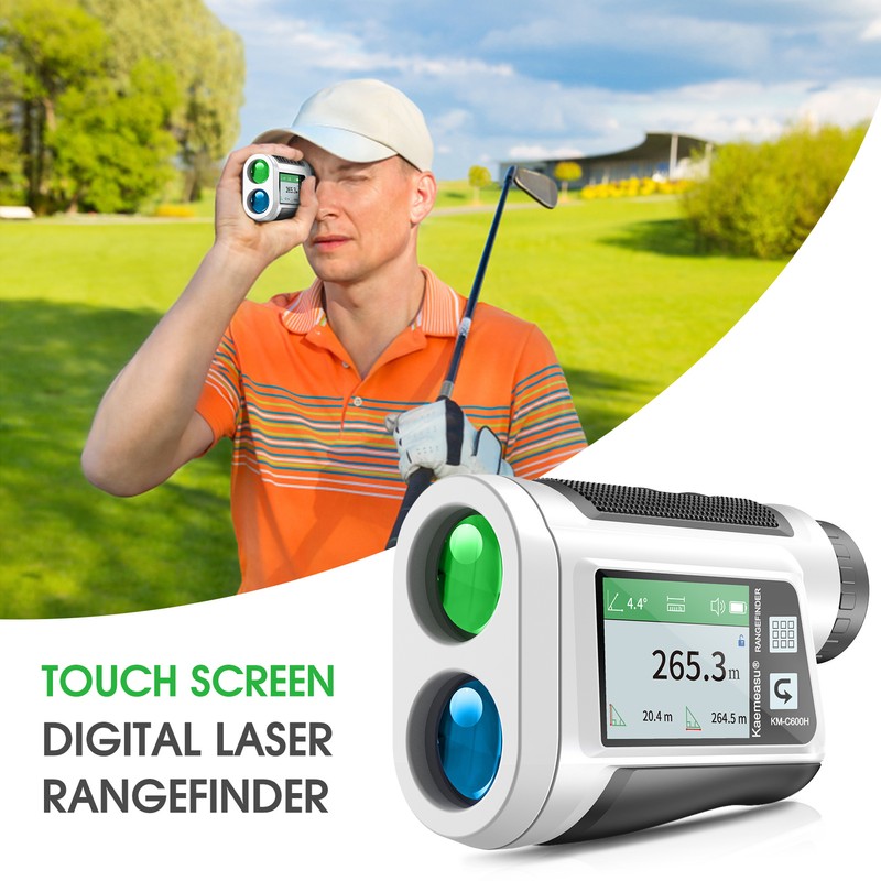 Golf Rangefinder with LCD Touch Screen 6X Magnification 600M /