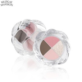 MUZIGAE MANSION Twist Pot Eye Palette 120g, Color:03 Mute Brown