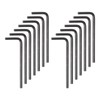 sourcing map 30pcs Hex Key Wrench 3mm Metric CR-V L