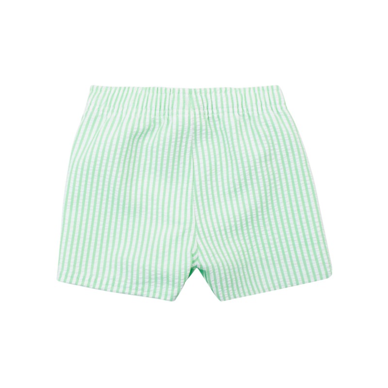 RUGGEDBUTTS Boys UPF50+ Sun Protection Seersucker Swim Trunks - Spring