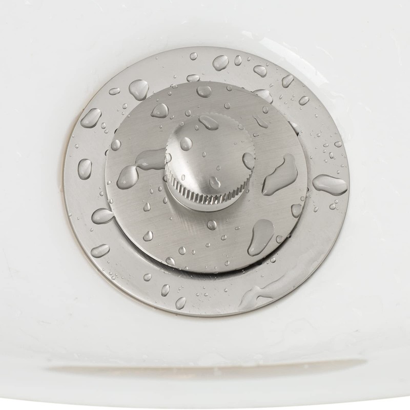 Artiwell Push & Lock Tub Trim Set with Single-Hole Overflow