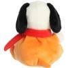 Aurora Peanuts Palm Pal Plush 2 Piece Bundle, Snoopy and